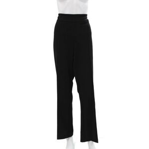 Estelle & Finn Womens Dress Pants Black Rayon Pull On Solid Size 14